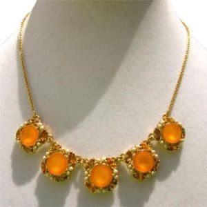 Kate Spade Orange Bell Fleur Necklace